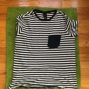 Forever 21 black and wore striped shirt